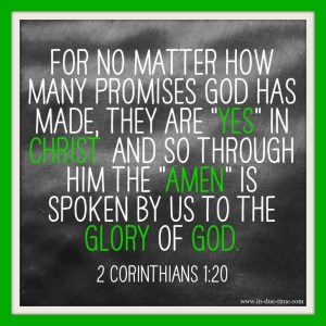 PROMISES yes and amen